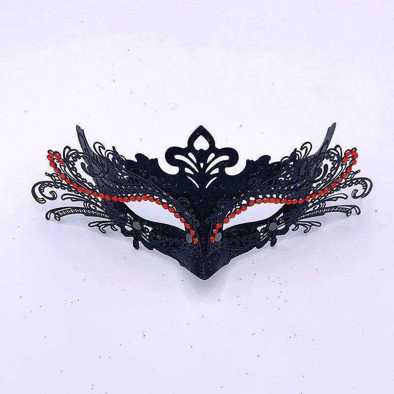 万圣节化妆舞会公主面具女半脸金属威尼斯面具cos狐狸面罩帅气