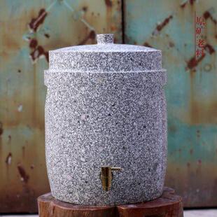 麦饭石水缸水桶滤水器家用饮水机储水罐茶水桶客厅凉冷水壶带龙头