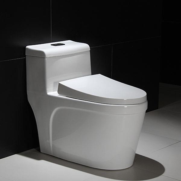 家用马桶抽水座便小户型虹吸式墙排后排坐便器100坑距150坑距