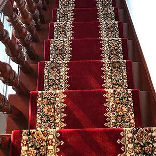 轻奢中式实木大理石楼梯地毯免胶自粘防滑免洗定制地垫加厚踏步垫