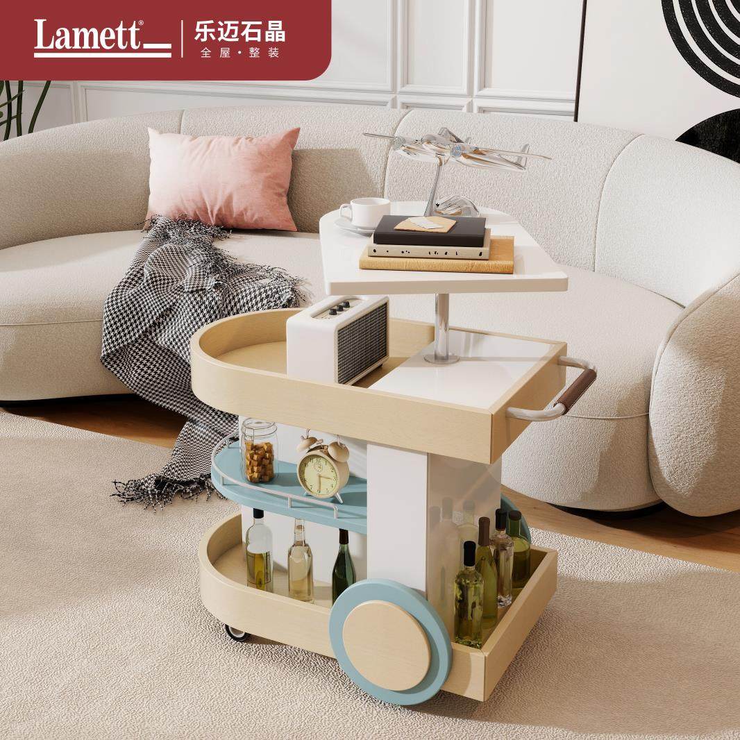 乐迈石晶移动零食柜沙发边几书房小推车卧室床头柜可移动收纳柜,住宅家具,移动边几/推车,淘宝优惠券,粉丝福利购,淘宝优惠卷