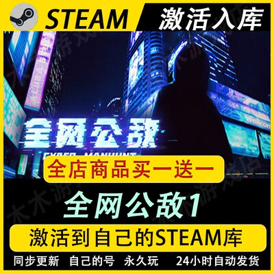 全网公敌1激活码CDKEY国区全DLC游戏入库全球