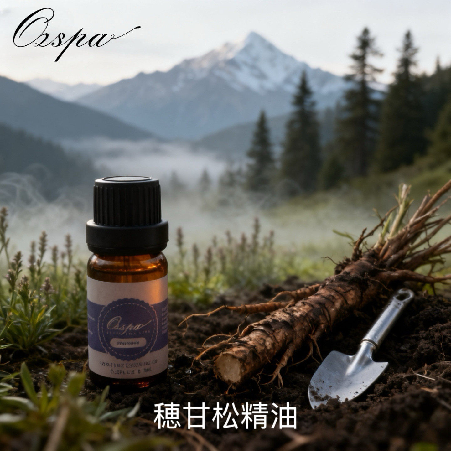 Ozspa穗甘松精油天然植物萃取进口香氛芳疗安神舒眠香薰持久扩香