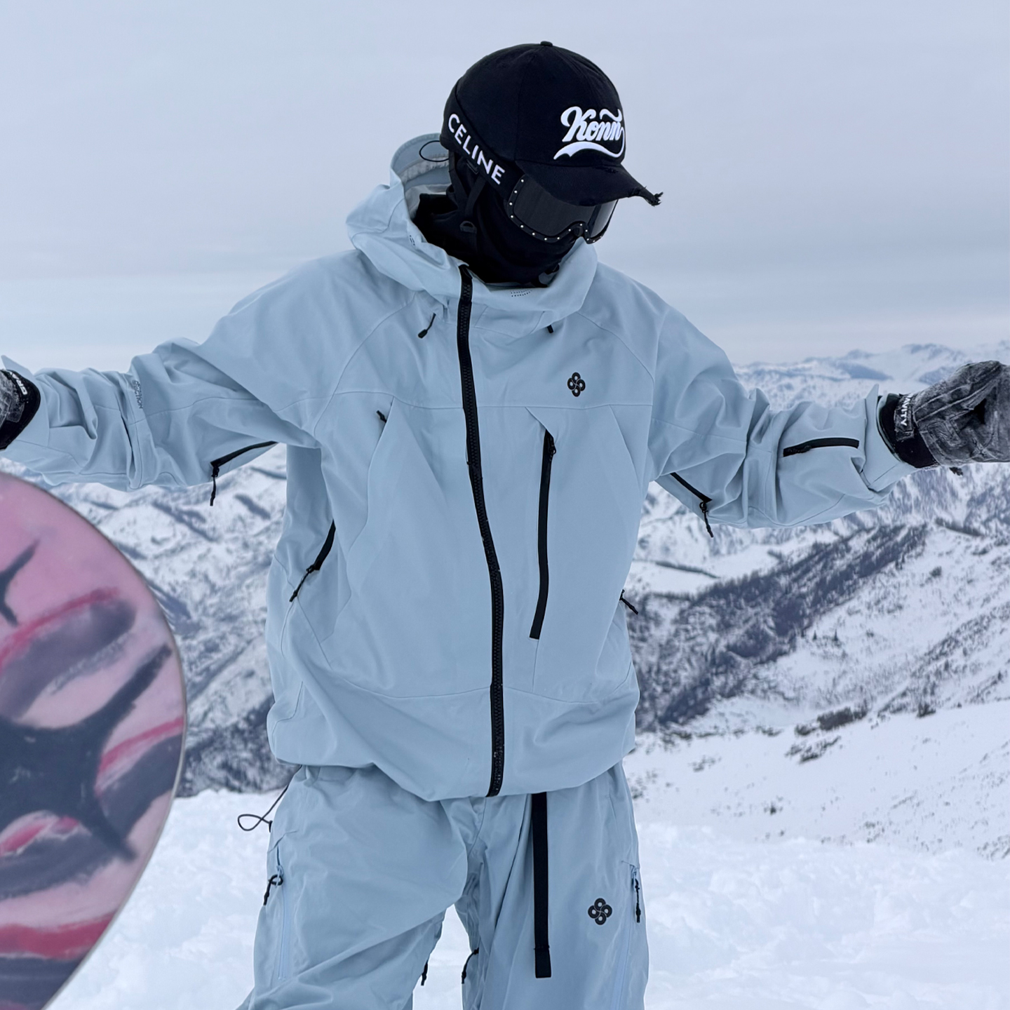 2526DOLL新款3L滑雪服外套男女同款专业单板防水防风套装韩国雪裤