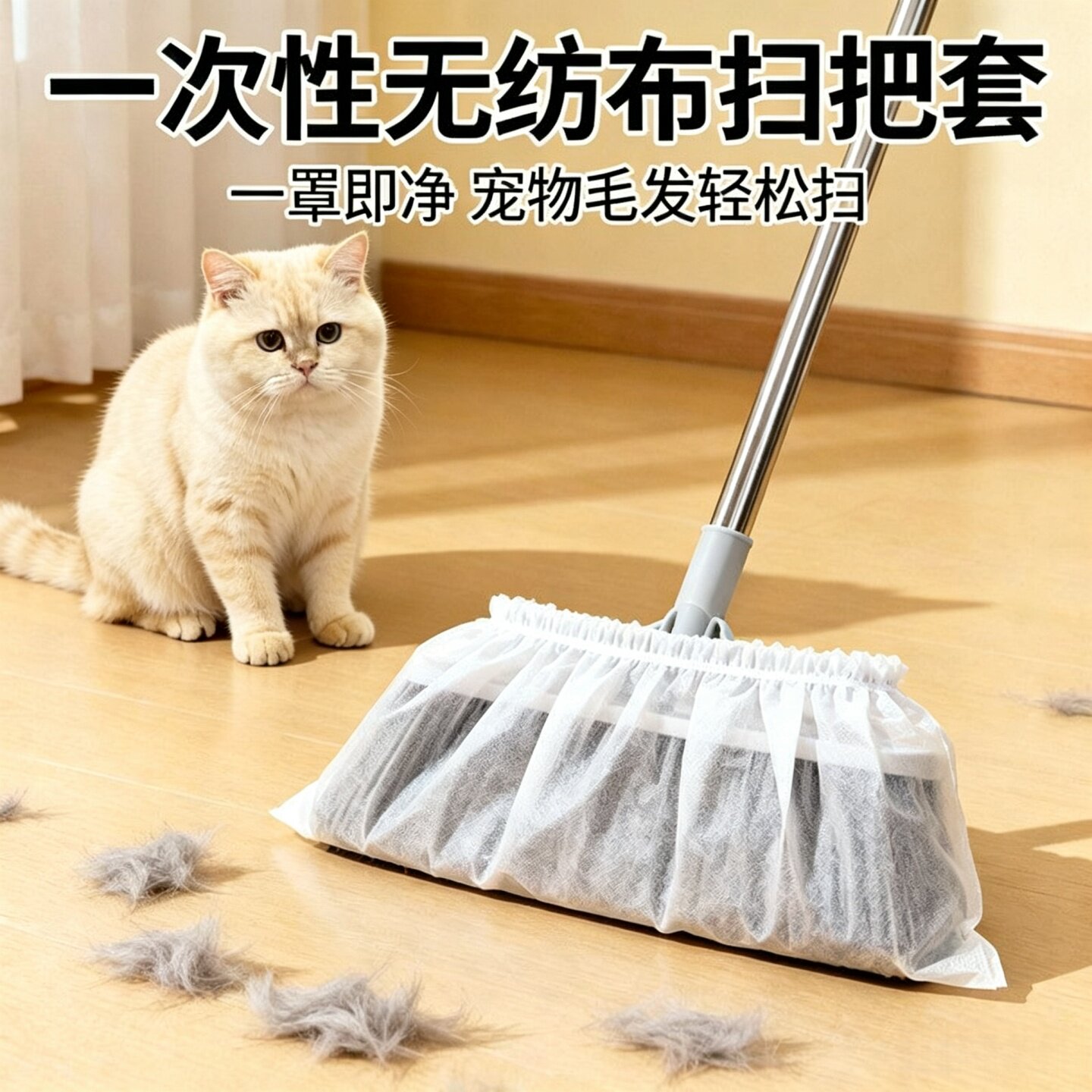 一次性无纺布扫把除尘套