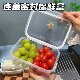 单扣连盖密封保鲜盒家用冰箱整理收纳盒大容量冻肉储物果蔬分装 盒