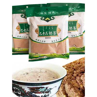 包头道茂特色宝银花奶茶400g泡炒饭咸草原特色美食早餐饮品