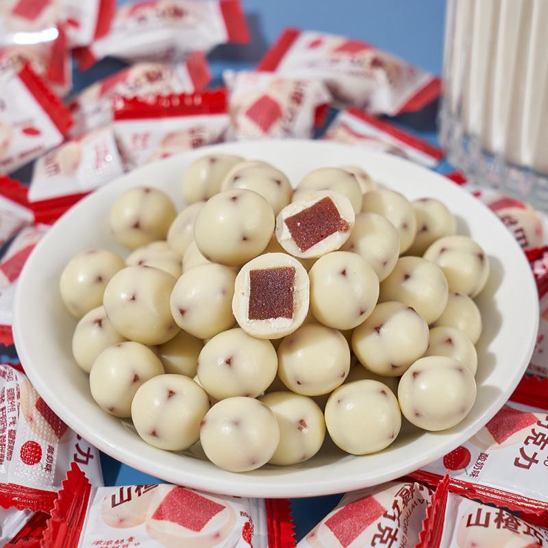 棵力果蓝莓酸奶山楂球小包装年货零食休闲食品小吃巧克力糖果网红