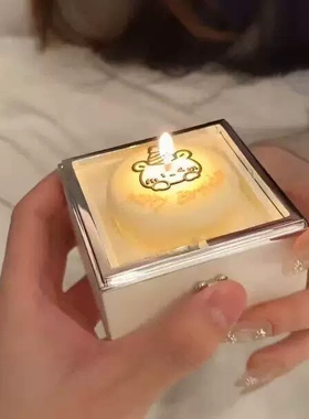蛋糕戒指盒自动旋转盒魔术惊喜