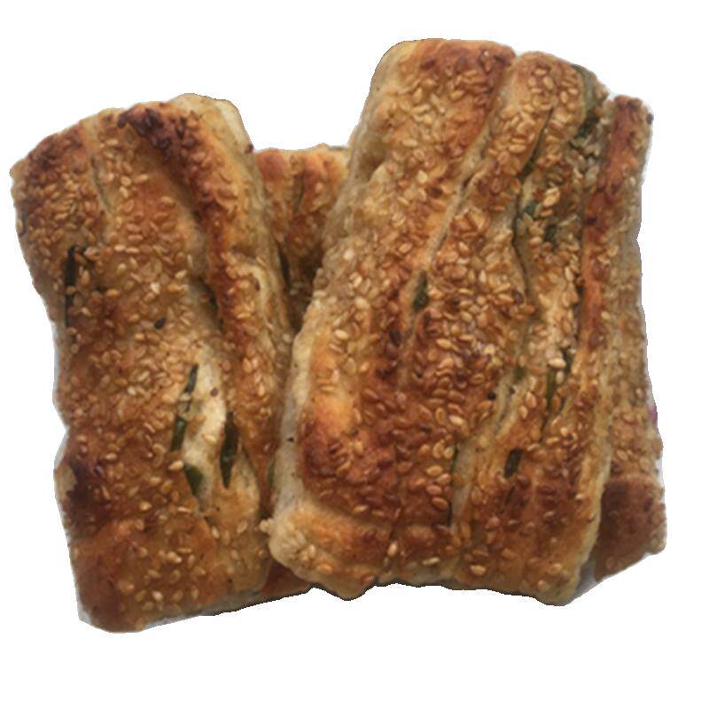 湖北天门土特产手工烘焙芽子锅盔传统芝麻猪油锅盔