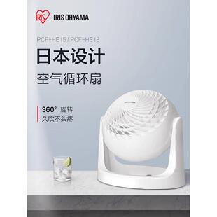 空气循环扇涡轮送风对流换气扇家用爱丽丝小电风扇 IRIS爱丽思台式