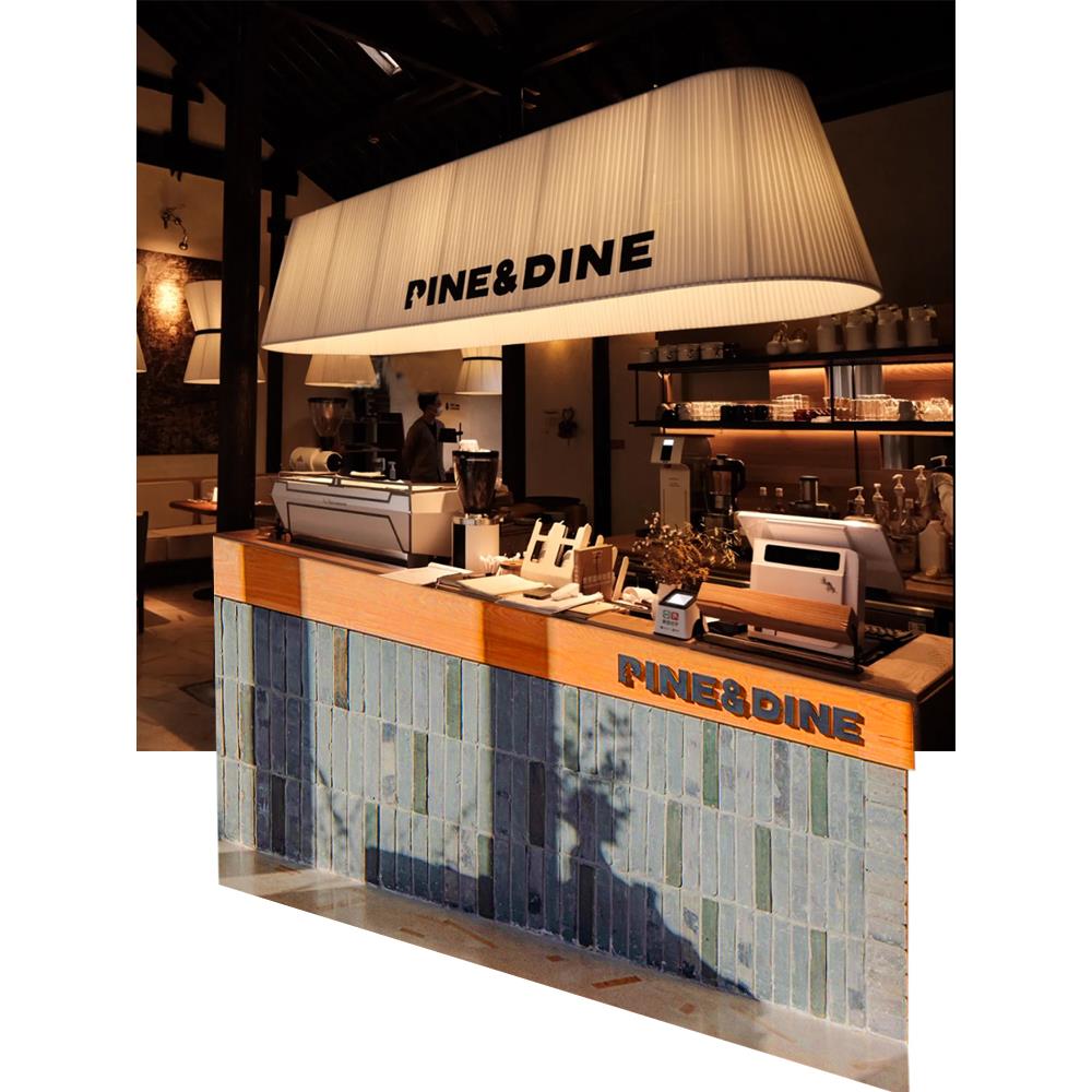 奶茶咖啡厅店吧台定制长吊灯岛台餐饮收银台设计师创意清酒吧灯具