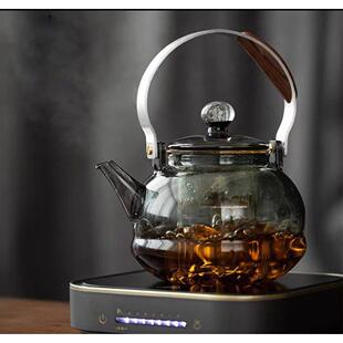 加厚高硼硅耐热烧水壶玻璃星空壶蒸煮一体煮茶壶防烫大容量提梁壶