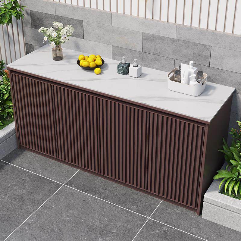 户外全铝合金收纳柜室外防水防晒庭院操作台多功能收纳杂物柜鞋柜,住宅家具,户外储物柜,淘宝优惠券,粉丝福利购,淘宝优惠卷