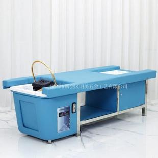 发廊店全躺式 电动抬背洗头床美容按摩床泡脚沐足洗发一体冲水床