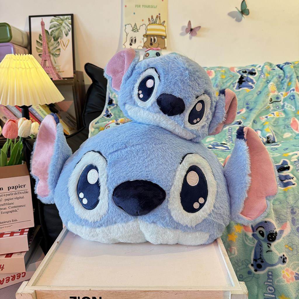 卡通史迪仔抱枕被子两用午睡办公室枕头床上靠垫车载毯子二合一,居家布艺,抱枕被,淘宝优惠券,粉丝福利购,淘宝优惠卷