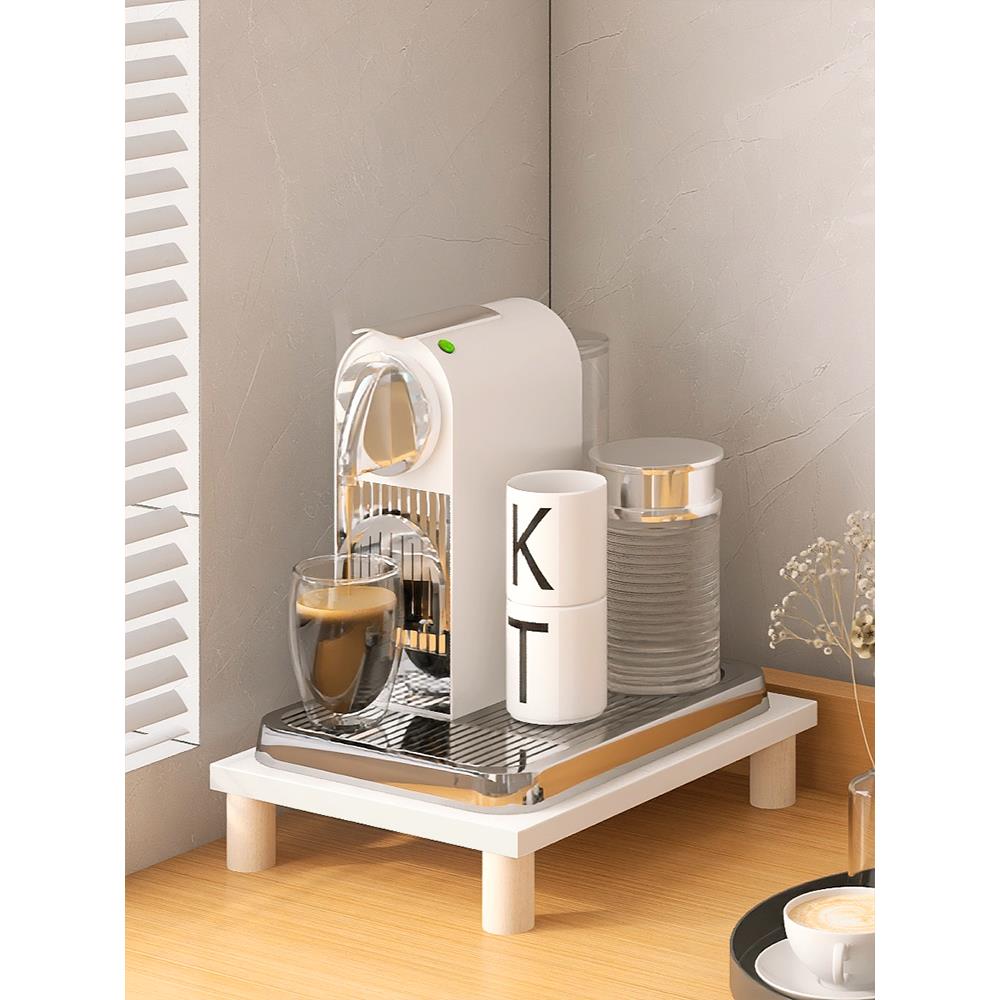 咖啡机收纳架桌面茶包收纳架多层展示桌水吧台面胶囊咖啡收纳架