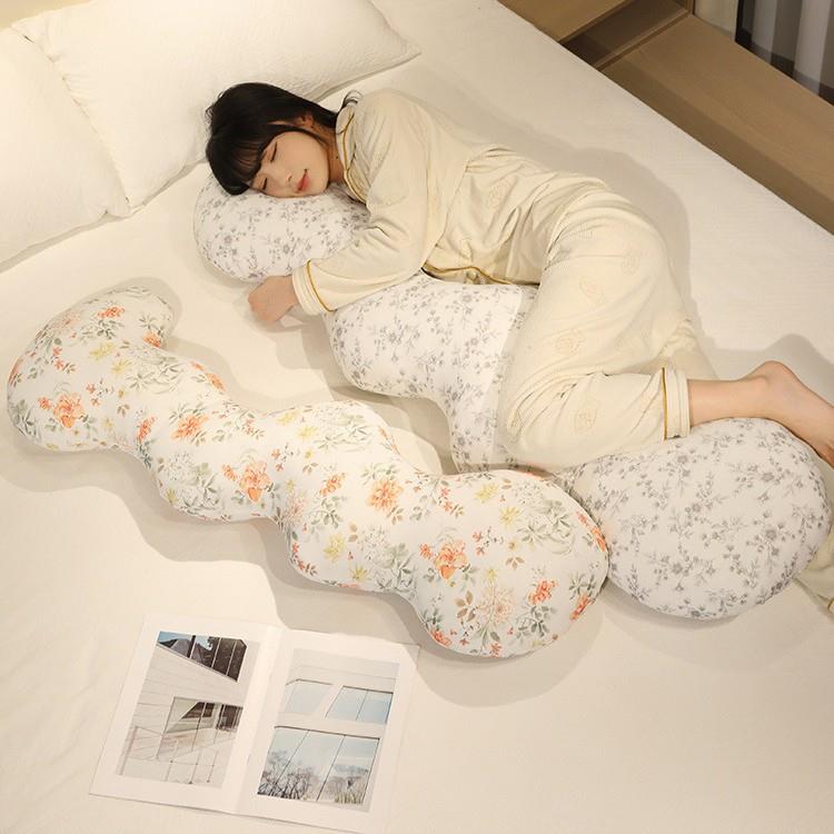 A类冰丝长条抱枕女生睡觉床上夹腿侧睡枕头大靠枕卧室床头靠垫夏