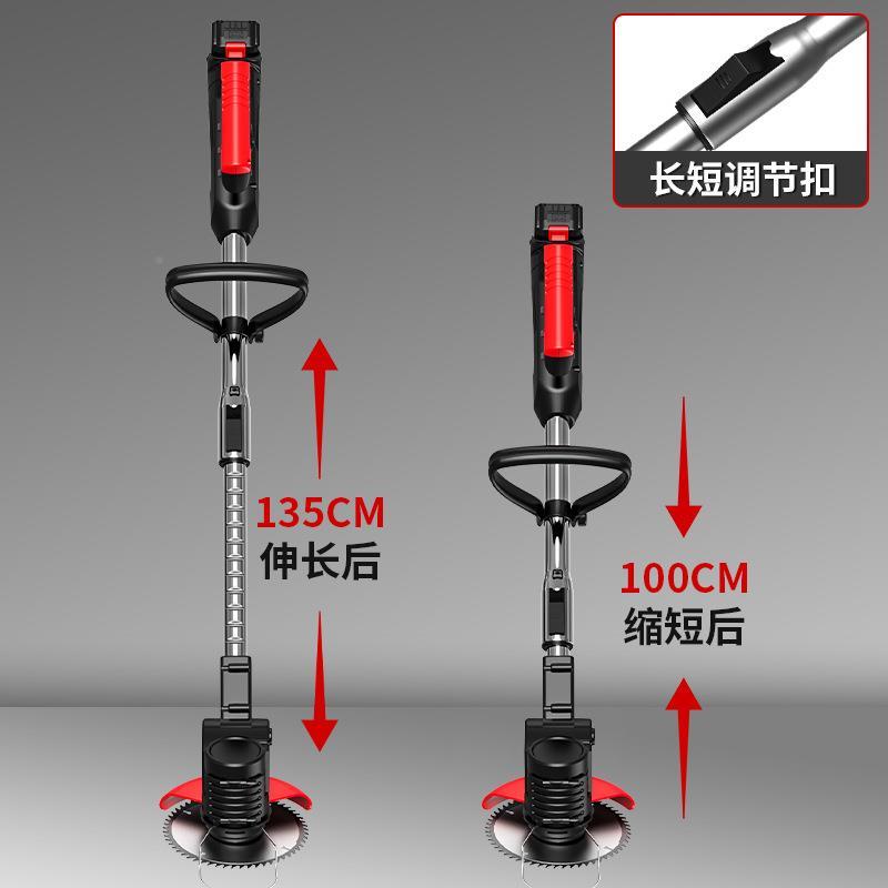 班电VEZ动割草锂电除鹿草多功机能家机用手持锂电打草机充电锄草