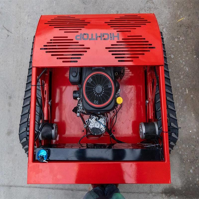 遥控剪割草机厂家OKB现货16马力履带割草机堤坝斜坡机草智能割草