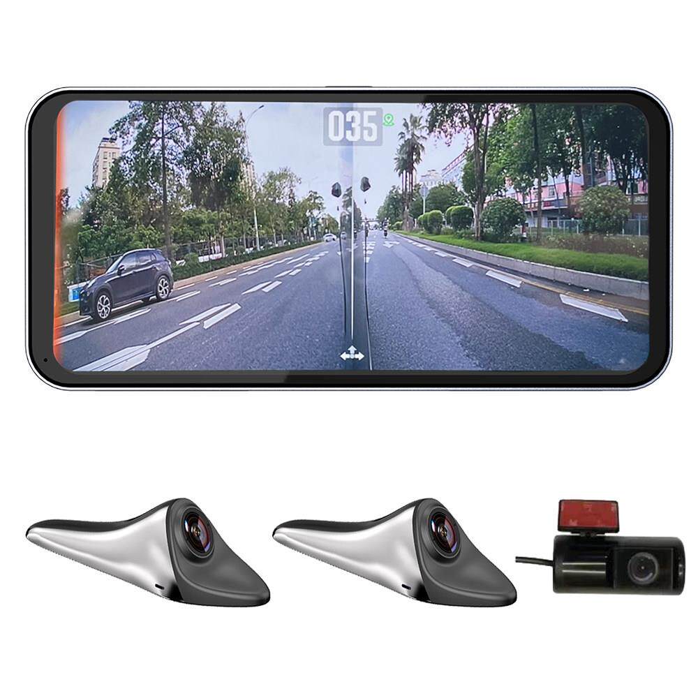 CMS电子后照镜流媒体行车记录仪三镜头盲区辅助摄像头BSD预警