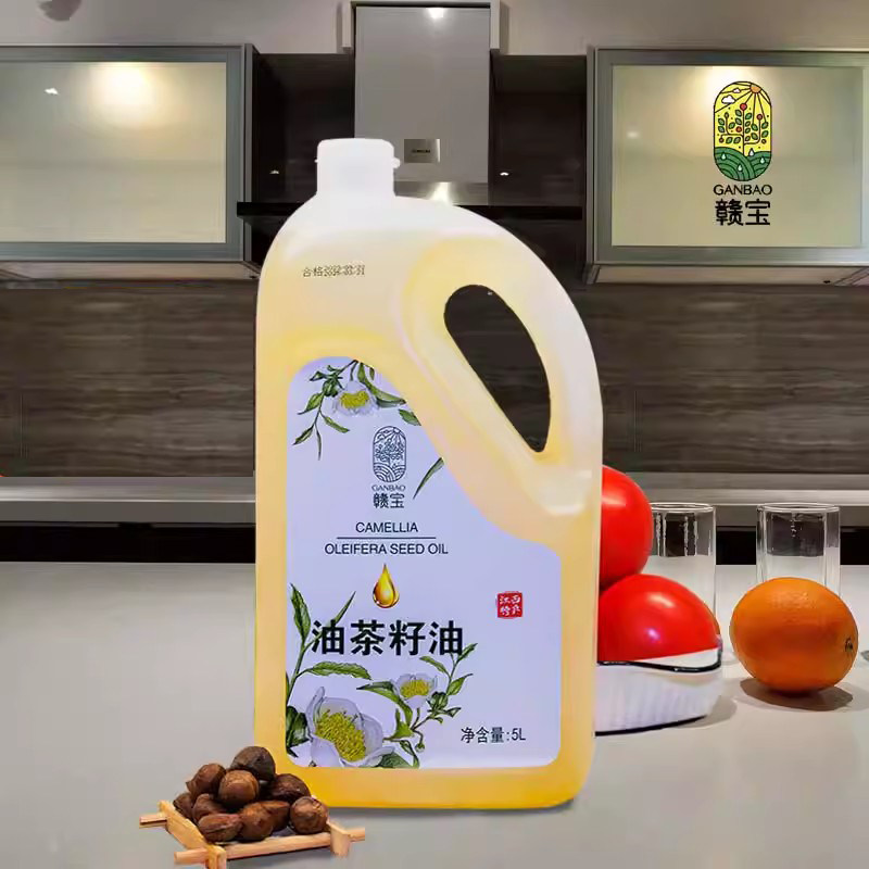赣宝纯山茶油5L礼盒装油茶籽油食用油江西特产