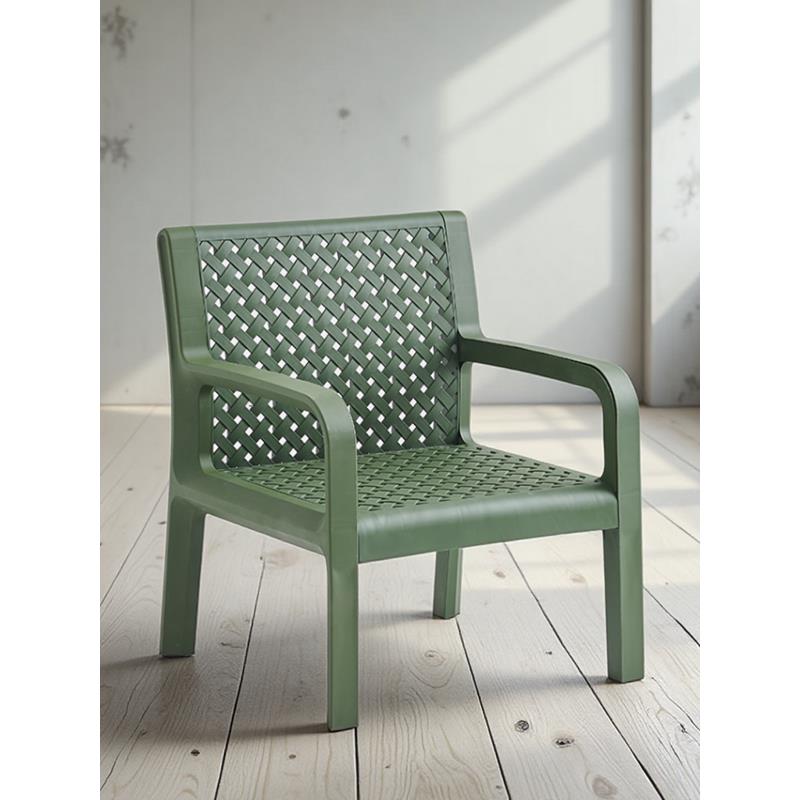 户外别墅单人沙发组合阳光房阳台花园庭院编藤防水防晒三件套桌椅