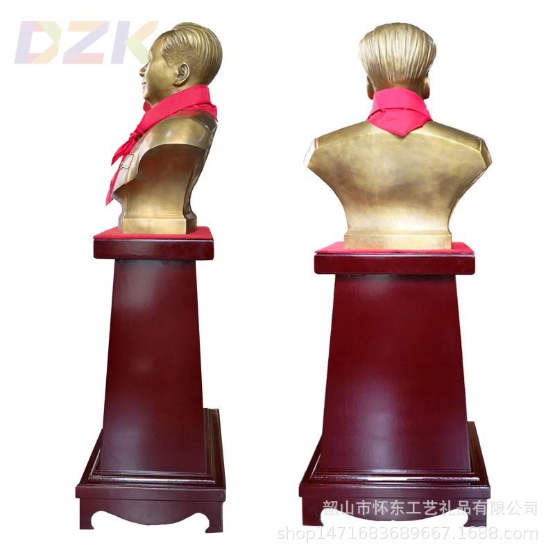 毛主席铜像黄铜半身摆像 公司庭院学校大型人物雕像摆件 毛爷爷g8