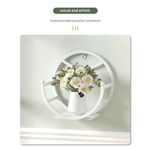 壁挂花架简约壁挂式花盆架餐厅墙面花架客厅墙上绿萝置物架免打孔