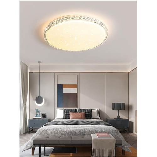 遥控卧室灯50CM新款主卧护眼led变光节能吸顶灯简约客厅书房间灯