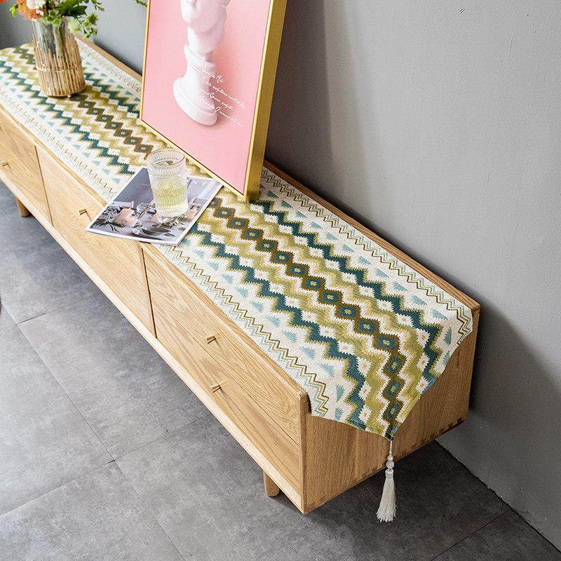 北欧现代简约电视柜桌布餐桌桌旗长方形茶几布餐边柜鞋柜防尘盖布,居家布艺,桌旗,淘宝优惠券,粉丝福利购,淘宝优惠卷