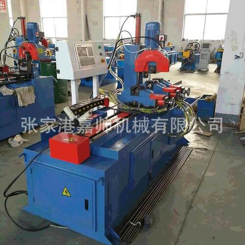 厂家供应350全自动切管机 全自动伺服送料液压切管机带拉尾料