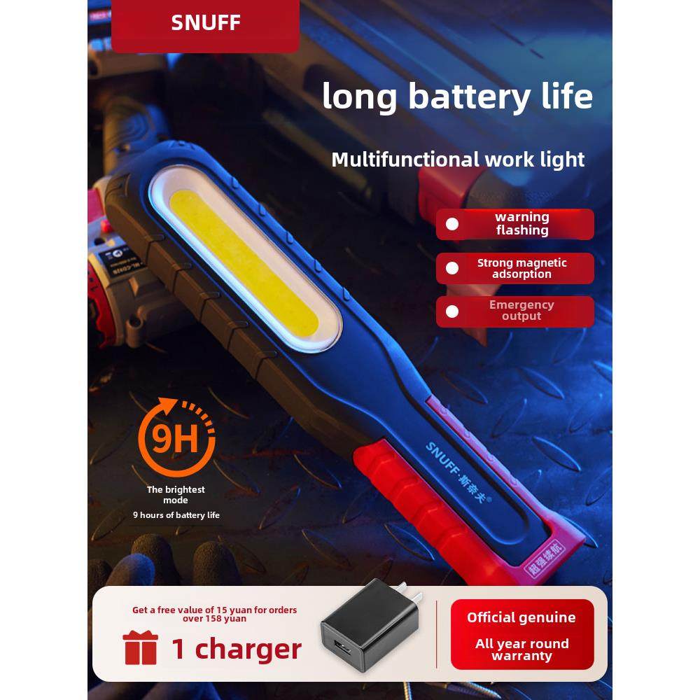 斯奈夫工作灯汽修维修灯超亮强光充电机修灯磁吸led锂电池照明灯,汽车零部件/养护/美容/维保,应急灯/维修灯,淘宝优惠券,粉丝福利购,淘宝优惠卷