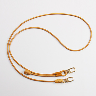 原创手工缝制头层牛皮双勾扣可调节手机挂绳斜挎挂脖可背伸缩挂绳