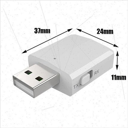 。5.0蓝牙收发器无线蓝牙音接收发射器三合一USB电视电频脑适配器