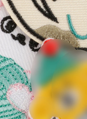 电脑绣花标原创猫咪한국Wappen补丁贴diy手账配饰刺绣patch布贴