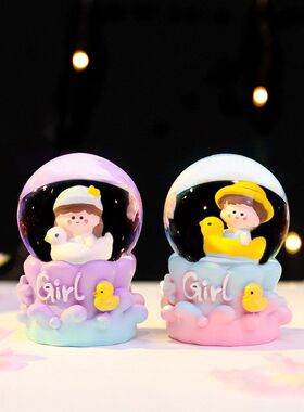 萌趣创意女孩桌面闺蜜迷你礼物