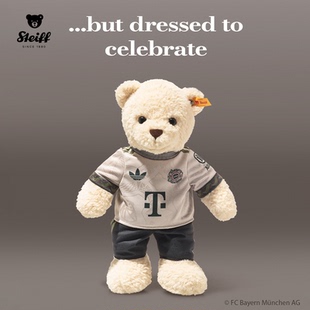 德国Steiff史戴芙拜仁慕尼黑俱乐部联名泰迪熊Wiesn™毛绒玩偶