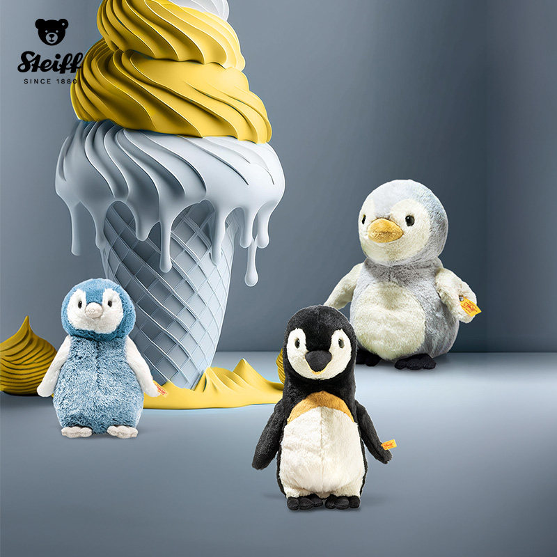 Steiff德国史戴芙企鹅保尔里欧娜拉毛绒玩具玩偶娃娃公仔生日礼物,玩具/童车/益智/积木/模型,毛绒/玩偶/公仔/布艺类玩具,淘宝优惠券,粉丝福利购,淘宝优惠卷