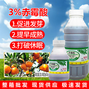 920正品3%赤霉酸江西新瑞丰苗齐增加鲜重发芽率制种生长调节剂