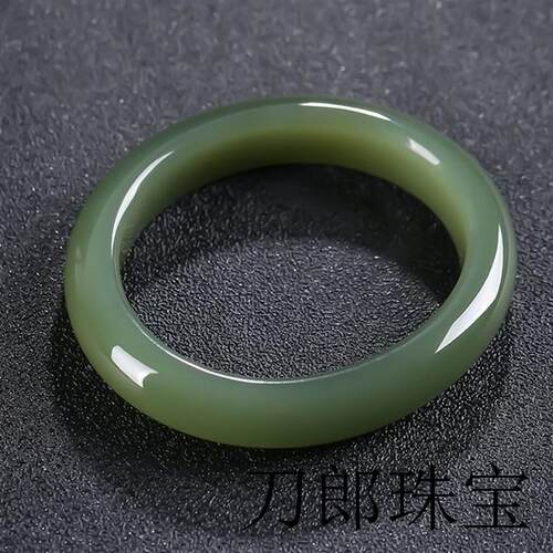 且末蓝手镯高端玉石镯子女青玉手