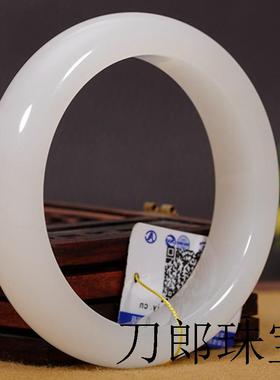 羊脂玉手镯和田玉手镯白玉镯子女