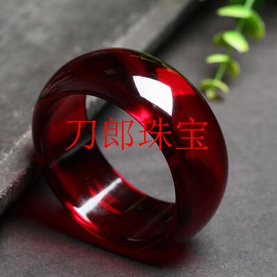 老矿加宽琥珀蜜蜡血珀手镯本命年