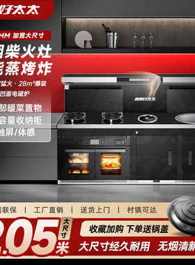 精恩好太太新型农村家用自建房烧柴大锅加长无烟集成柴火灶