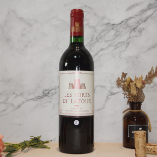 1983小拉图干红葡萄酒法国原瓶进口一级庄副牌红酒LesFortsLatour