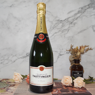 法国原瓶装 Champagne Taittinger起泡酒 进口香槟泰亭哲干型珍藏版