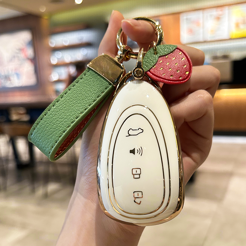 魏牌蓝山水果风钥匙套