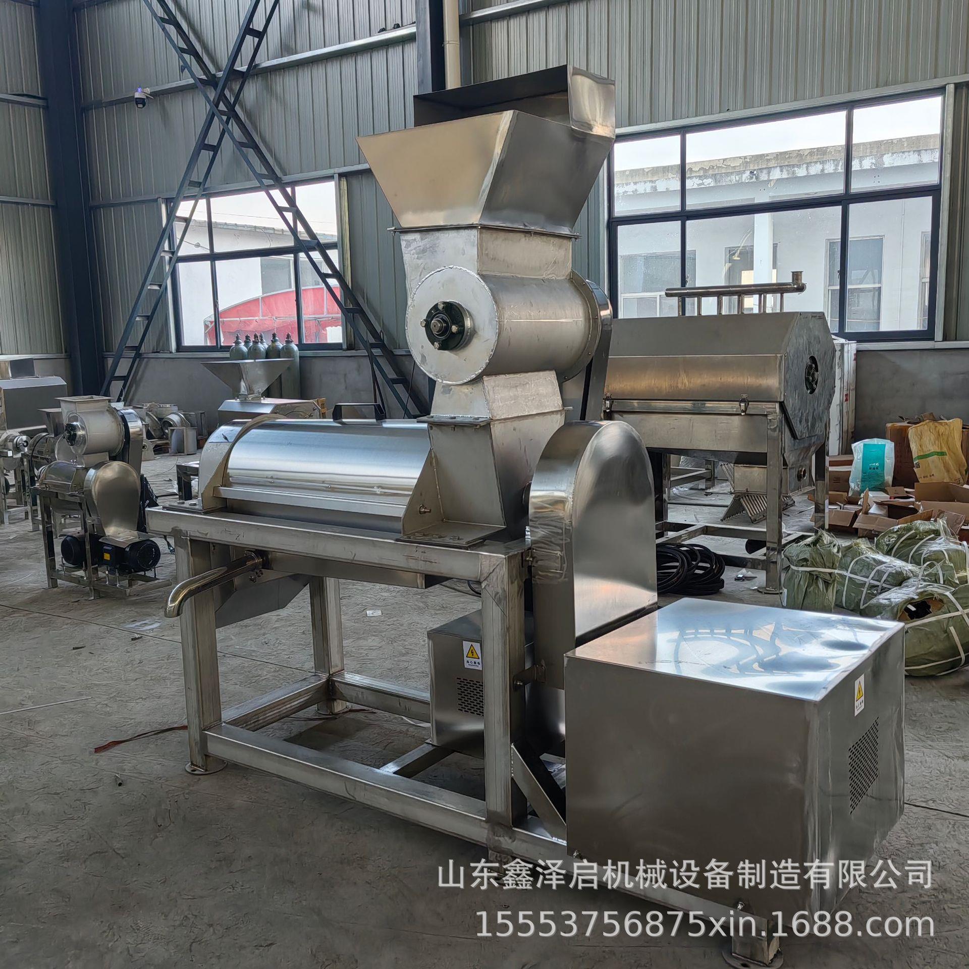 大型水果榨汁机凤梨苦瓜桑叶羽衣甘蓝薄荷破碎挤汁机工业榨汁机