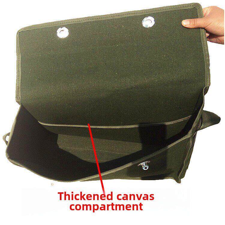 双鹿工具箱大容量帆布加厚多功能修肩电工瓦匠木工水电专用包