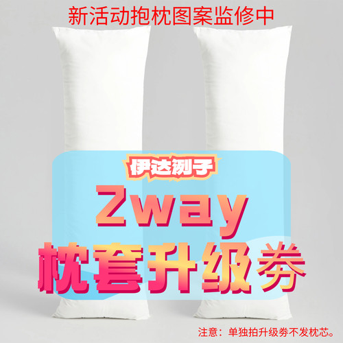 伊达洌子_三代2way抱枕套升级券 50x160cm枕芯 适配6.21-7.21